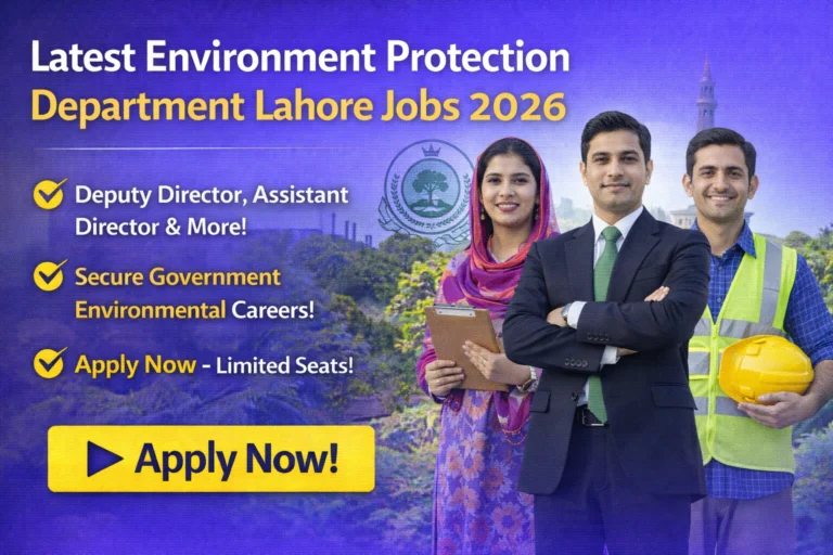 Environment Protection Department Jobs 2026