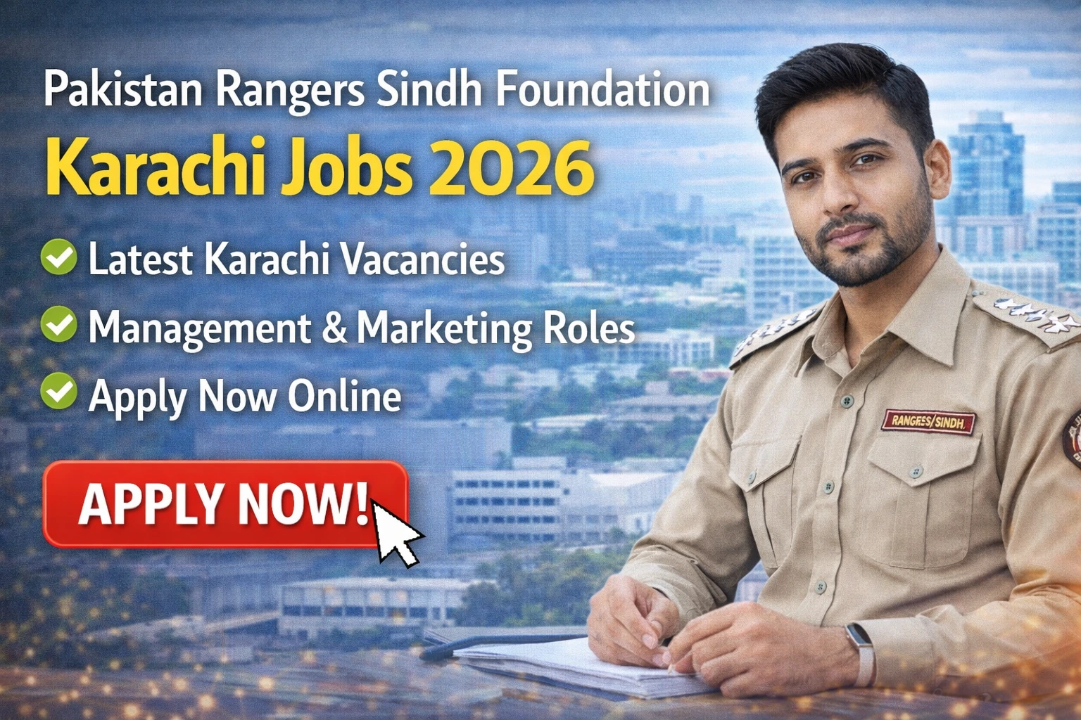 Pakistan Rangers Jobs Karachi 2026