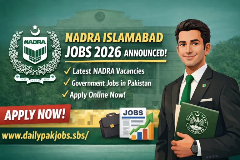 NADRA Islamabad Job 2026