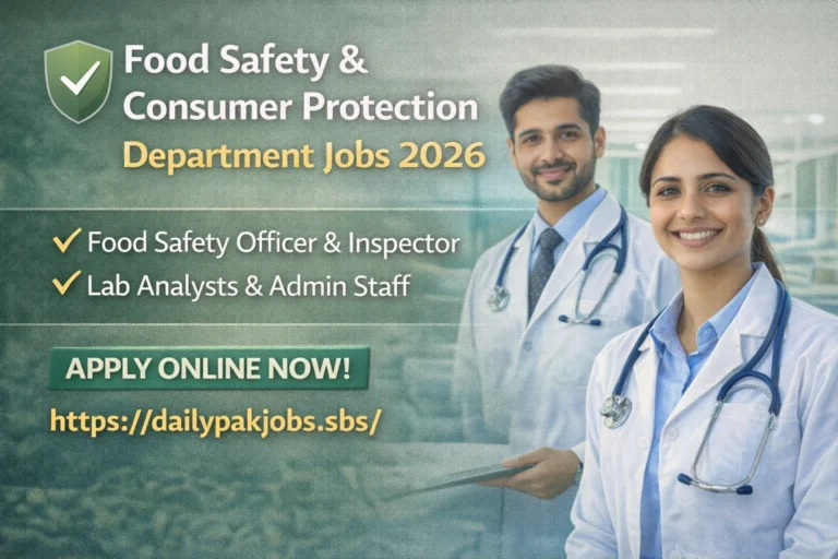 Food Safety Department Jobs 2026