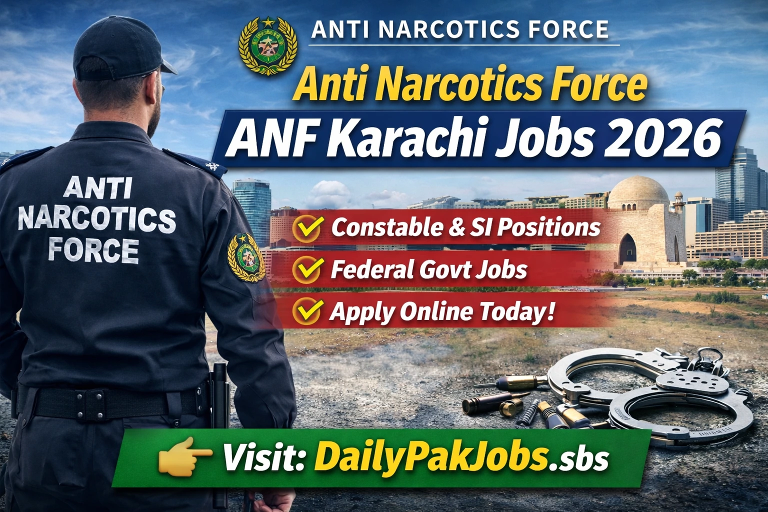 ANF Karachi Jobs 2026