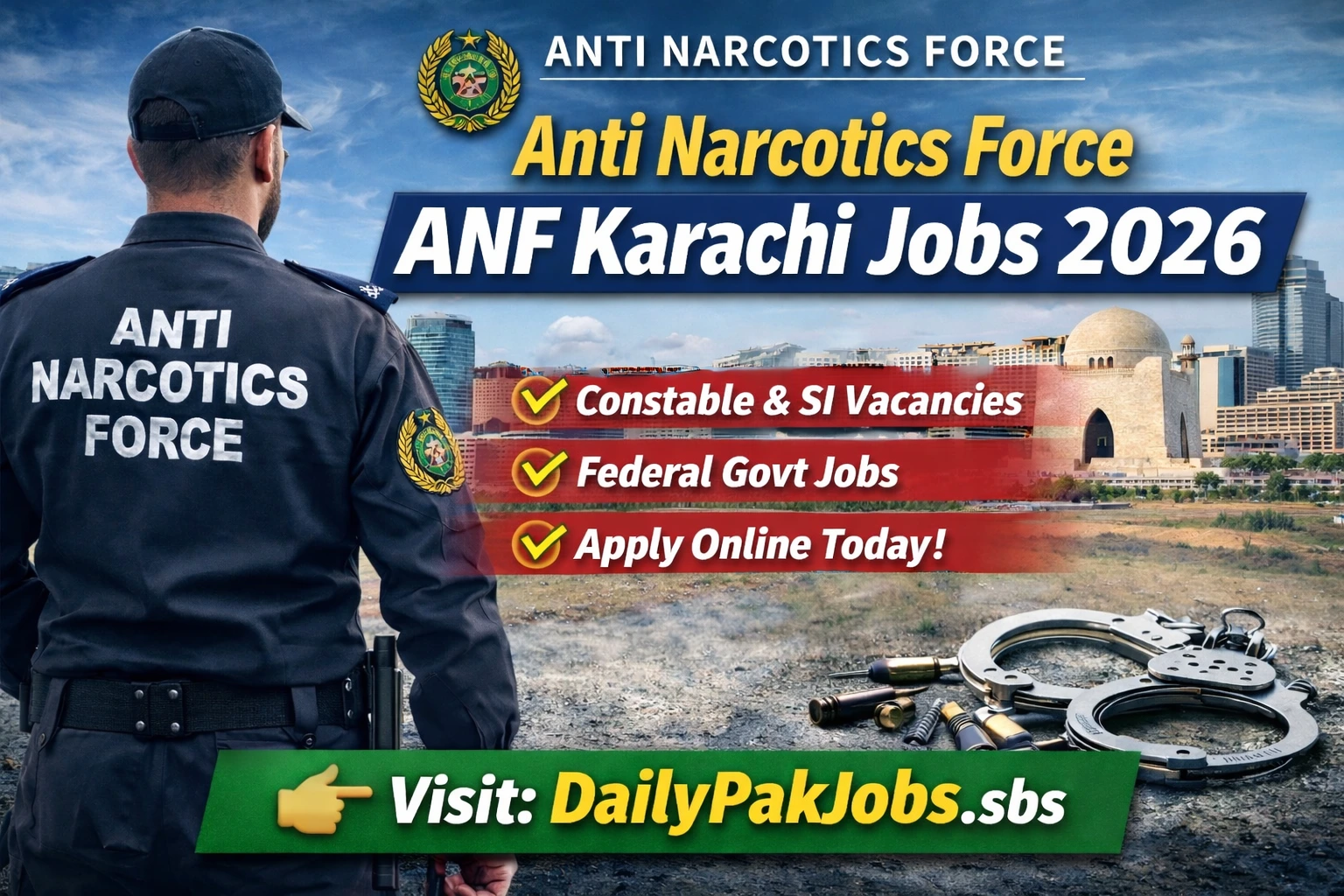 ANF Karachi Jobs 2026