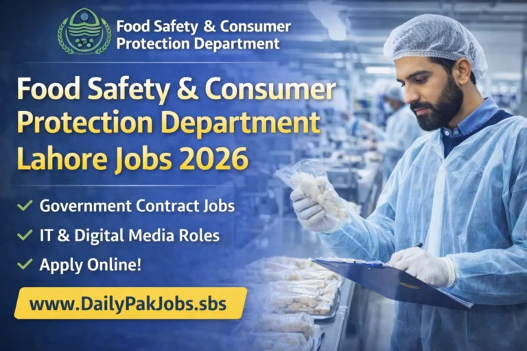 Food Safety Department 2026 Jobs