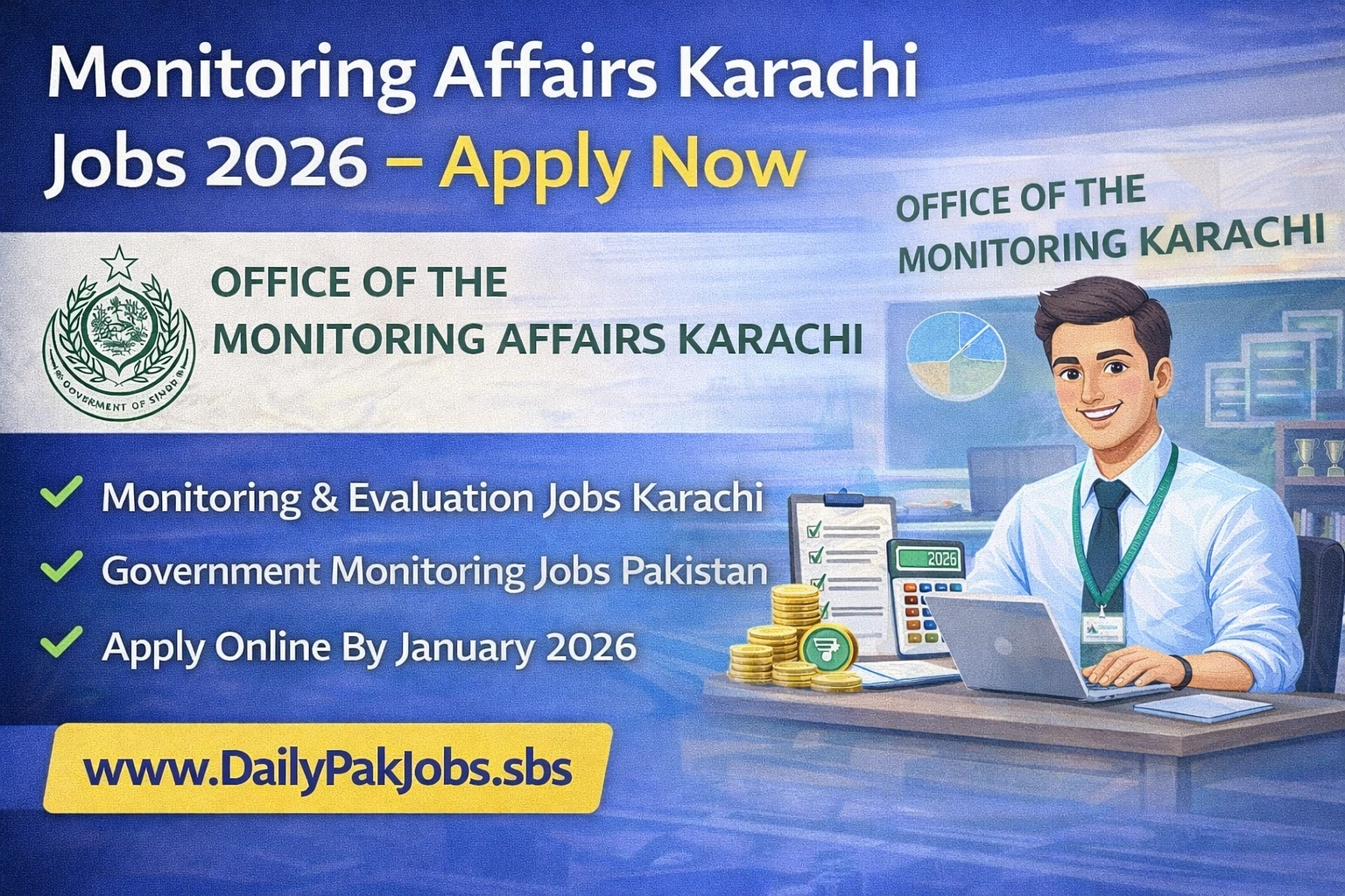 Monitoring Affairs Karachi Jobs 2026