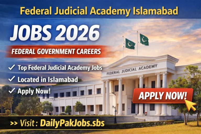 FJA Islamabad Jobs 2026