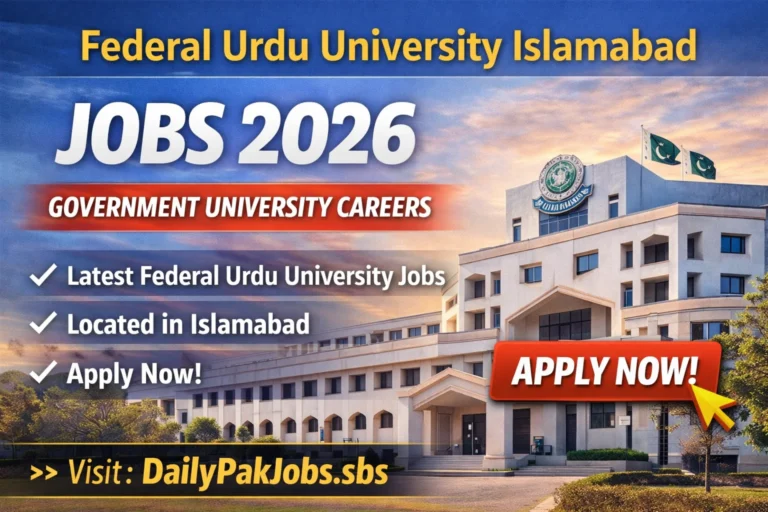 FUUAST Islamabad Jobs 2026