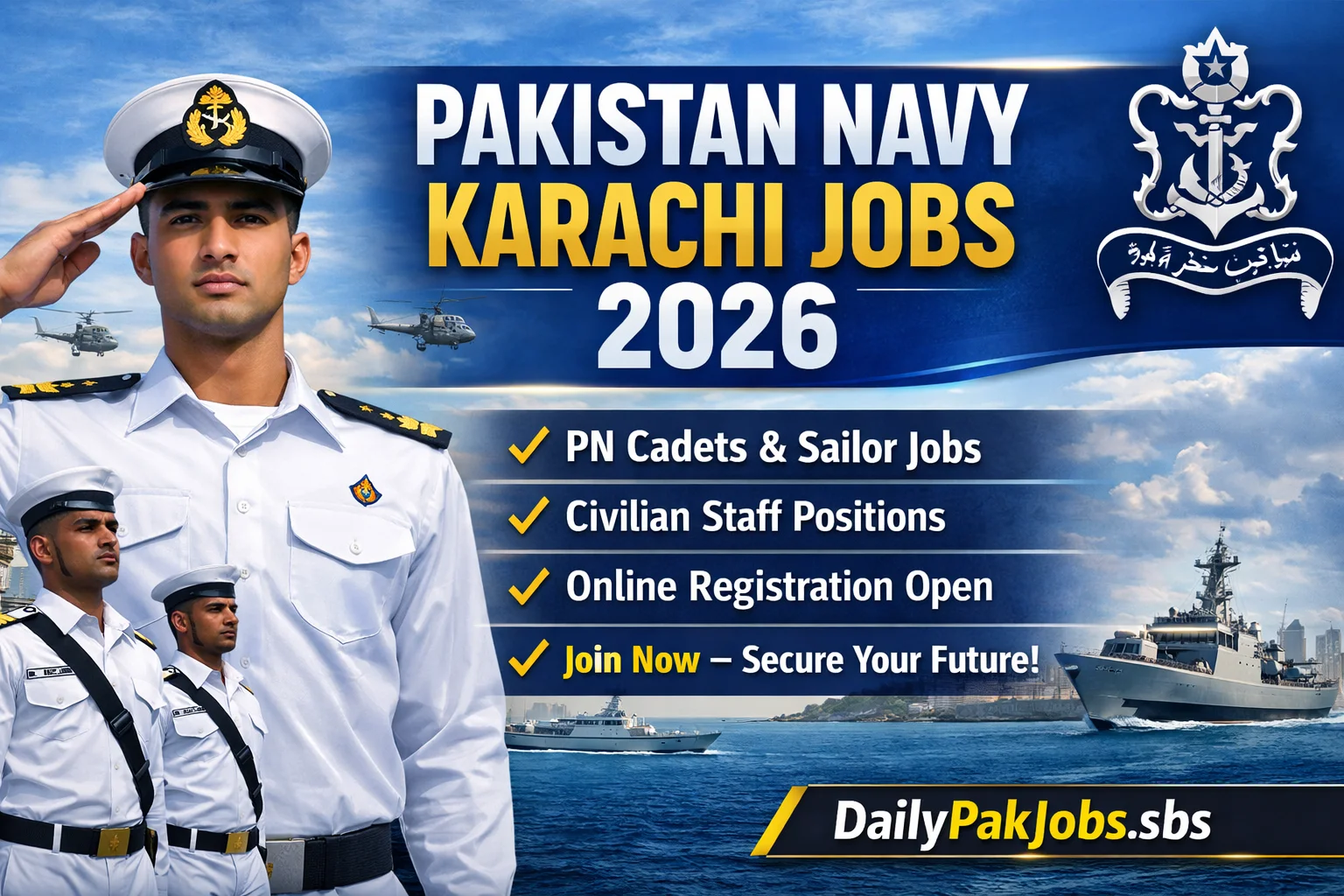 Pakistan Navy Karachi Jobs 2026