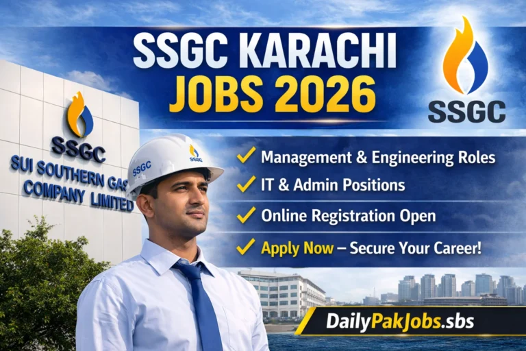 SSGC Karachi Jobs