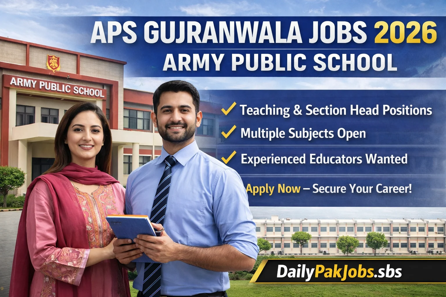 APS Gujranwala Jobs 2026