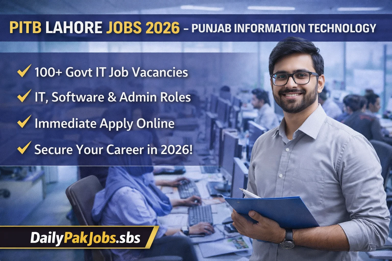 PITB Jobs 2026