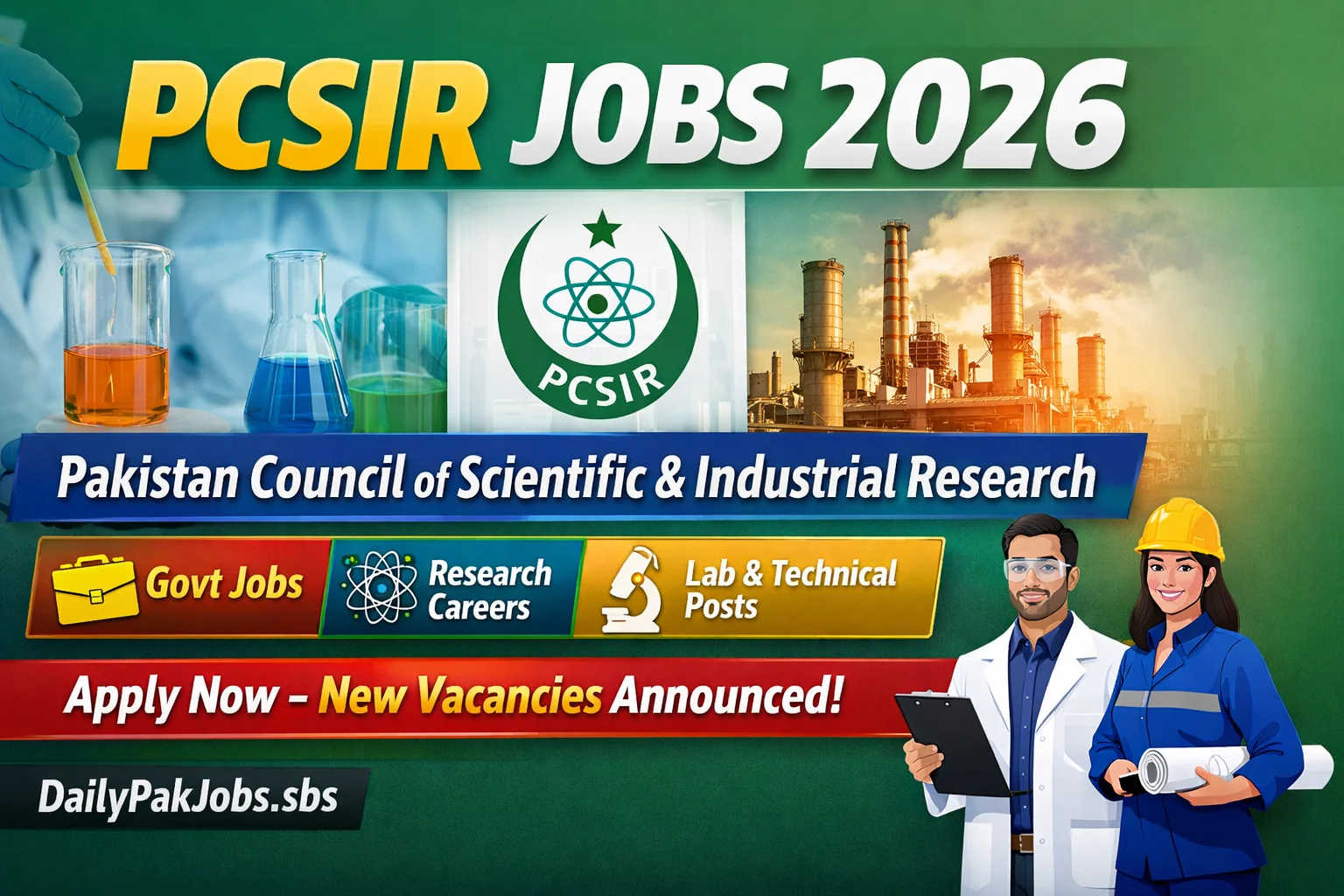 PCSIR Jobs 2026