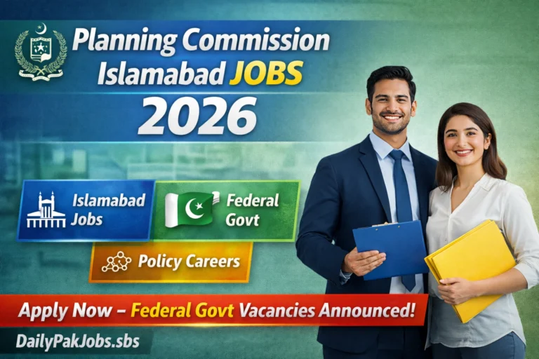 Planning Commission Islamabad Jobs 2026