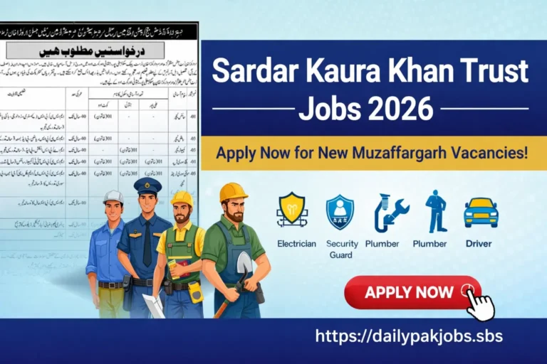 Sardar Kaura Khan Trust Muzaffargarh Jobs 2026
