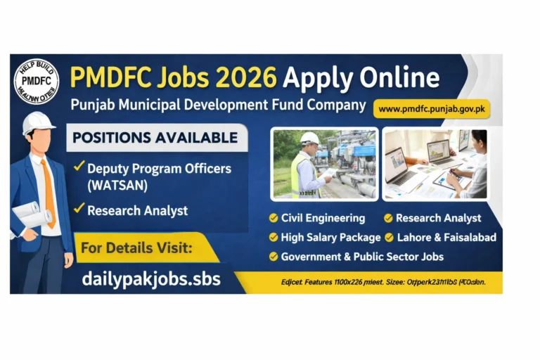 PMDFC Jobs 2026 Apply Online