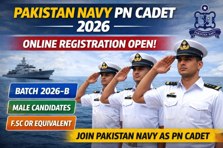 Pakistan Navy PN Cadet 2026