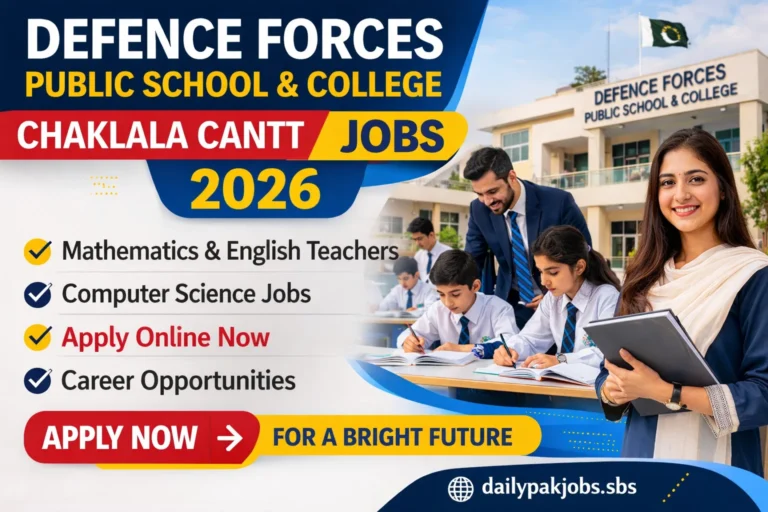 DFPS Chakala Cantt Jobs 2026