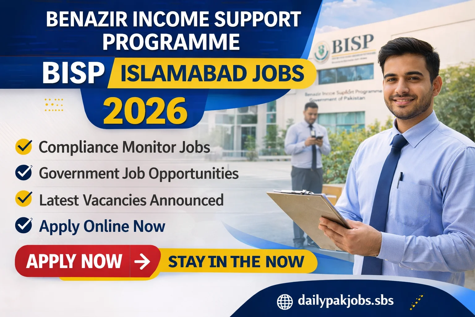 BISP Islamabad Jobs 2026