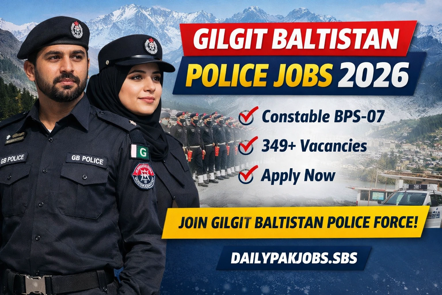 GB Police Jobs 2026