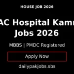 PAC Hospital Kamra Jobs 2026